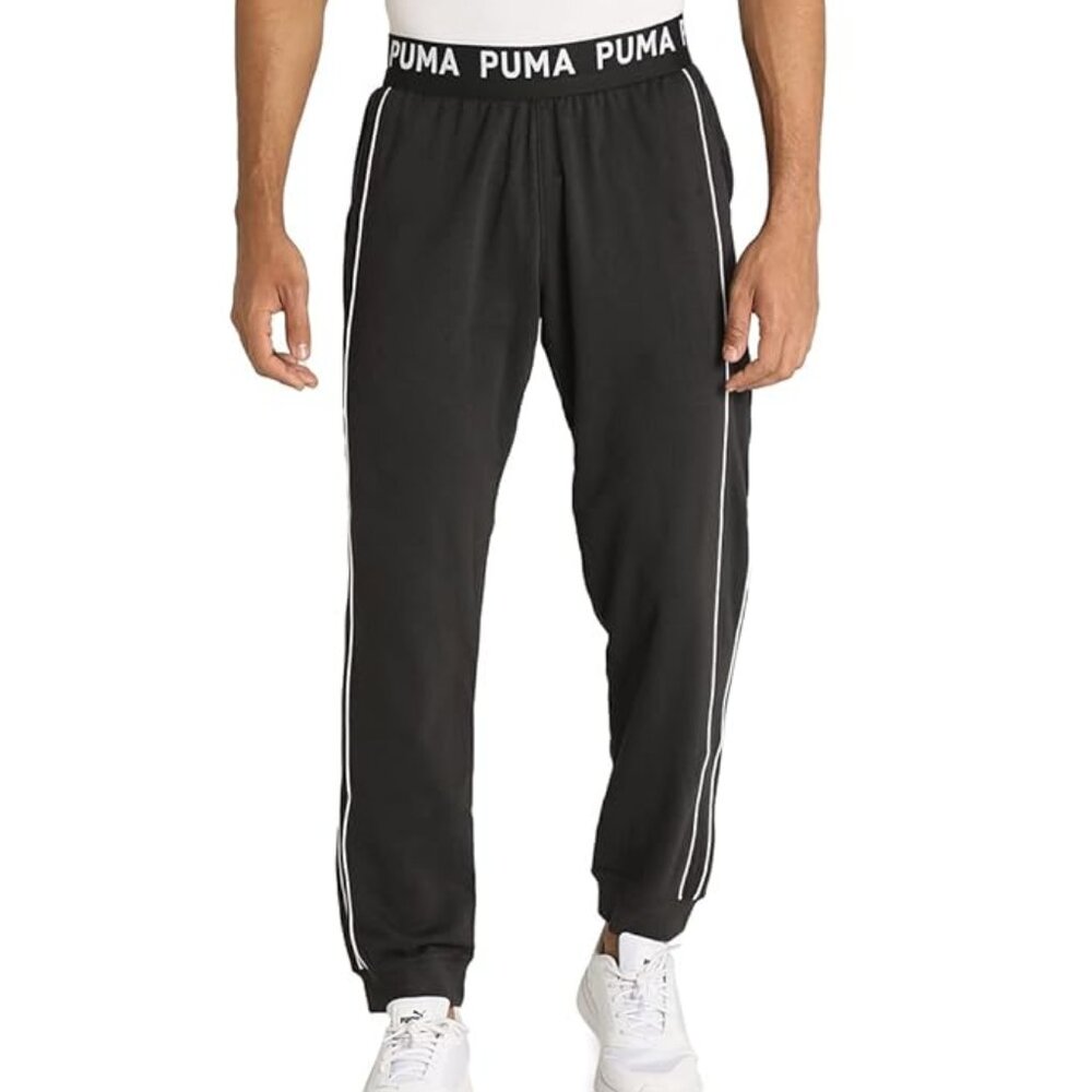 PUMA MEN TRAIN KNIT JOGGER BLACK SIZE SMALL